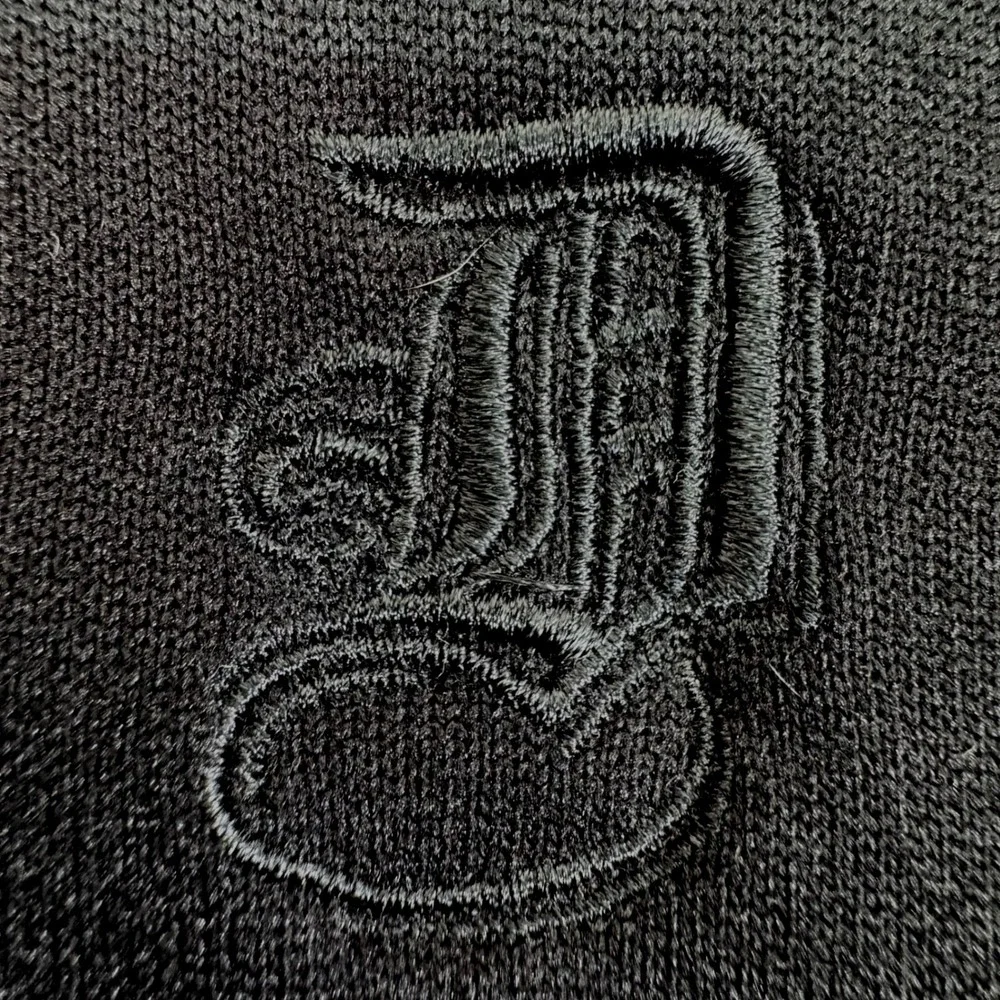 Ditch Plains New York Black Full Zip‎ Hoodie Mens Large Embroidered Logo Fleece